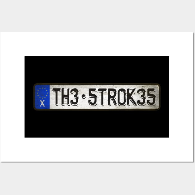 TH3 - 5TR0K35 Car license plates Wall Art by Girladies Artshop